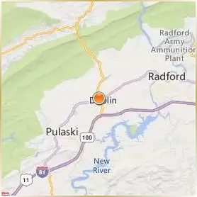 New River Community College Location Map New River Community College Location Map