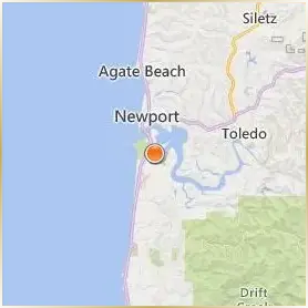 Oregon Coast Community College Location Map