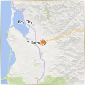 Tillamook Bay Community College Location Map